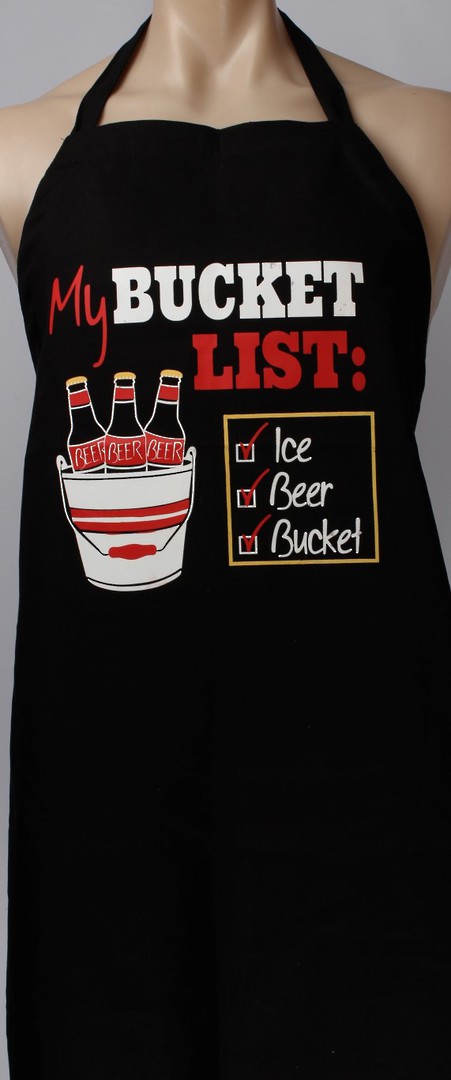 Awesome Aprons 'Bucket list' Code: APR-BBQ/BUC image 0